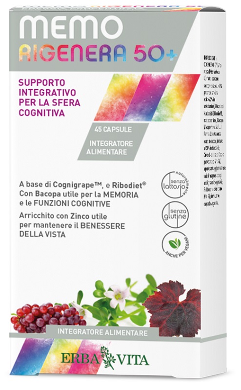 MEMO RIGENERA 50+ 45 CAPSULE - Farmacia De Pasquale