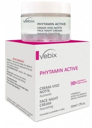 VEBIX PHYTAMIN CREMA VISO NOTTE NUTRIENTE 50 ML - Farmacia De Pasquale
