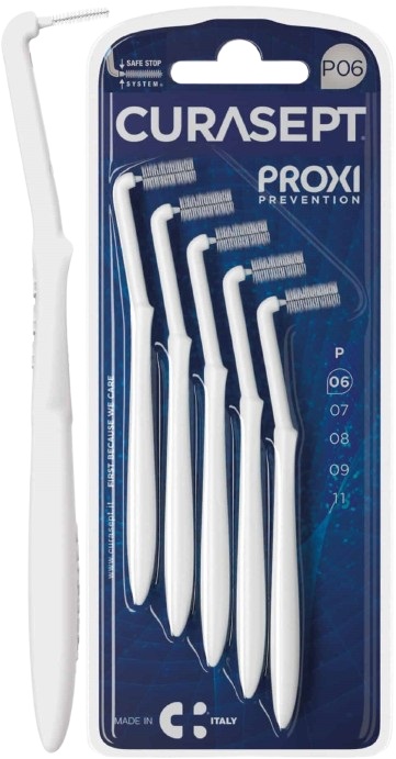 CURASEPT PROXI ANGLE P06 BIANCO/WHITE 5 PEZZI - Farmacia De Pasquale