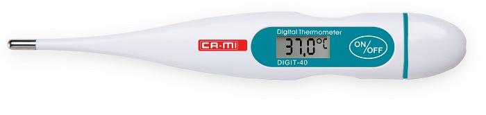TERMOMETRO DIGITALE DIGIT 40 A 40 SECONDI CON PUNTA RIGIDA - Farmacia De Pasquale