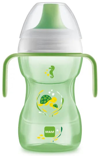 MAM TAZZA FUN TO DRINK 270 ML 8+ BECCUCCIO RIGIDO NEUTRO - Farmacia De Pasquale