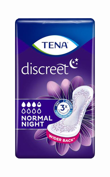 ASSORBENTE TENA DISCREET NORMAL NIGHT 10 PEZZI - Farmacia De Pasquale