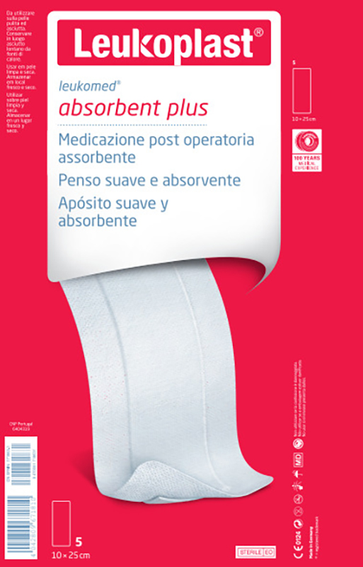 LEUKOMED MEDICAZIONE POST-OPERATORIA IN TESSUTO NON TESSUTO 10 X 25 CM - Farmacia De Pasquale