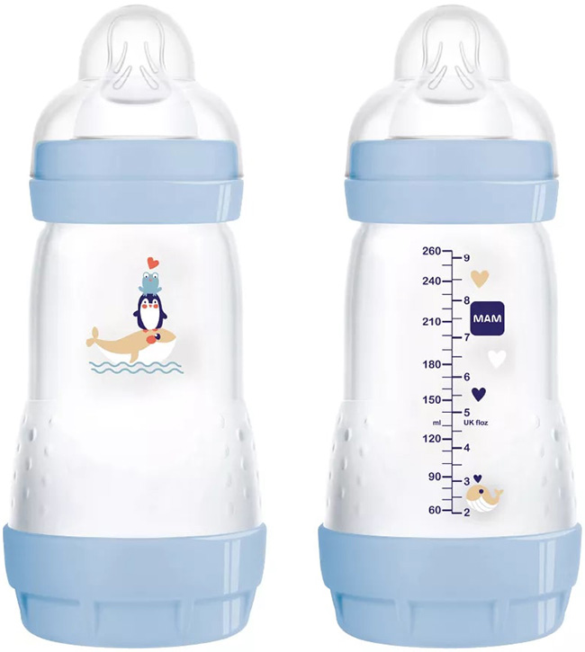 MAM BIBERON EASY START 260 ML 2+ TETTARELLA 2 MASCHIO - Farmacia De Pasquale