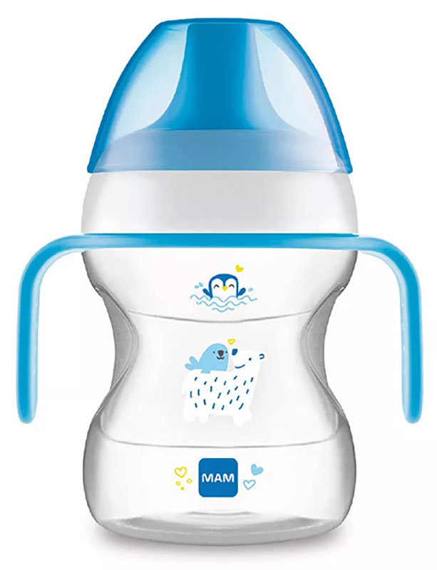 MAM LEARN TO DRINK CUP 190 ML 6+ BECCUCCIO RIGIDO MASCHIO - Farmacia De Pasquale