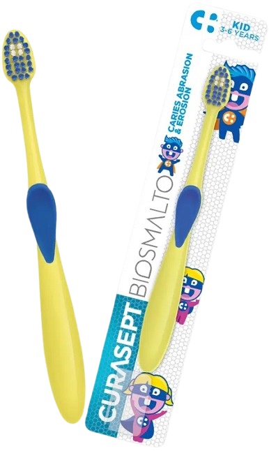 CURASEPT SPAZZOLINO BIOSMALTO KIDS 3-6 ANNI - Farmacia De Pasquale