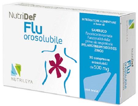 NUTRIDEF FLU OROSOLUBILE 20 COMPRESSE - Farmacia De Pasquale