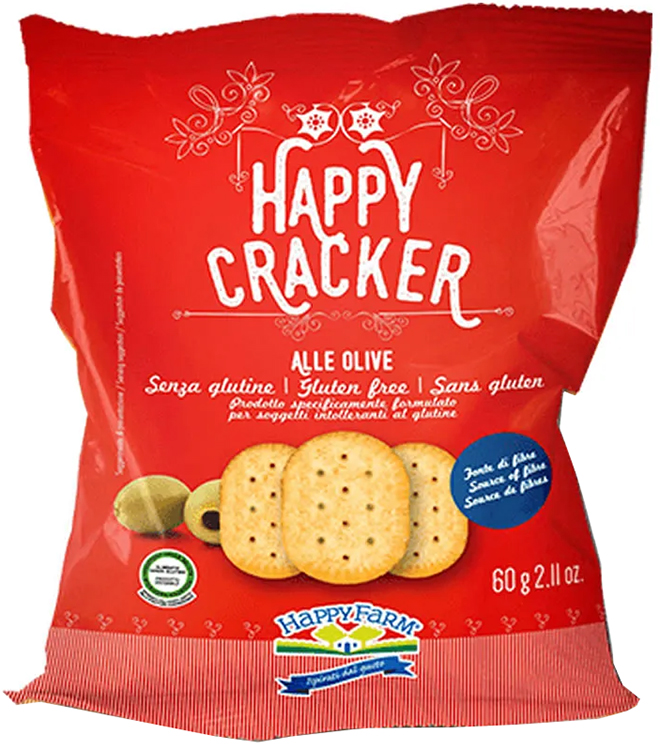 HAPPY FARM CRACKER OLIVE 60 G - Farmacia De Pasquale