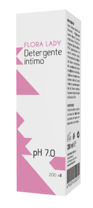FLORA LADY DETERGENTE INTIMO PH 7,0 200 ML - Farmacia De Pasquale