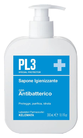 PL3 SAPONE IGIENIZZANTE CON ANTIBATTERICO 300 ML - Farmacia De Pasquale