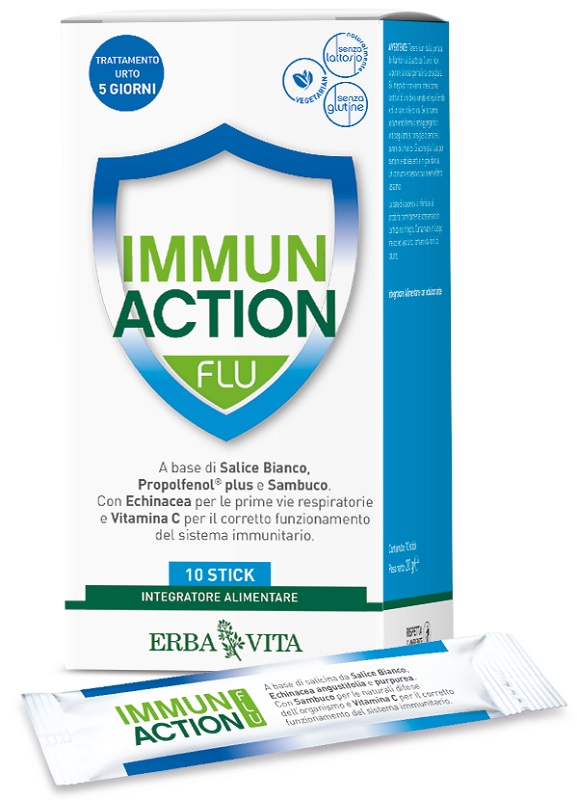IMMUN ACTION FLU 10 STICKPACK - Farmacia De Pasquale