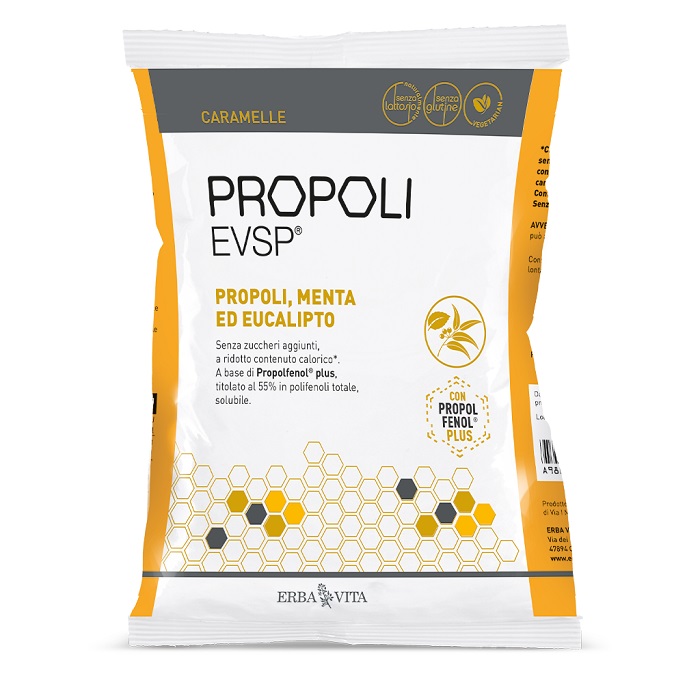 PROPOLI EVSP CARAMELLE PROPOLI MENTA EUCALIPTO 65 G - Farmacia De Pasquale