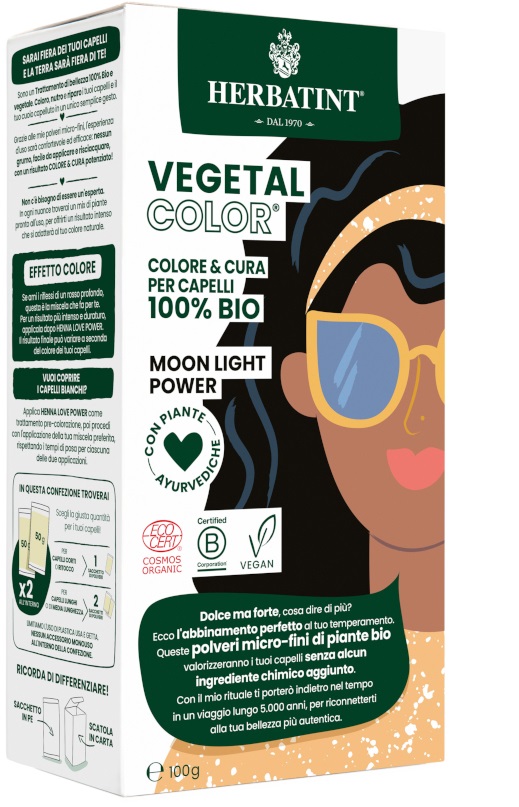 HERBATINT VEGETAL COLOR MOON NIGHT POWER ITA 100 G - Farmacia De Pasquale