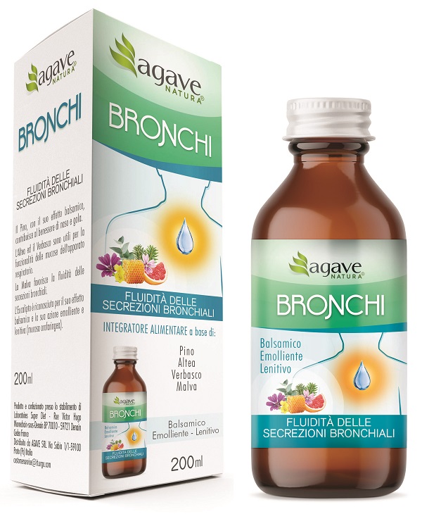 AGAVE NATURA SCIROPPO BRONCHI 200 ML - Farmacia De Pasquale