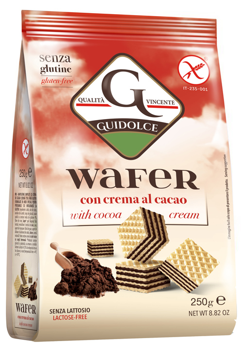 WAFER CON CREMA AL CACAO 250 G - Farmacia De Pasquale
