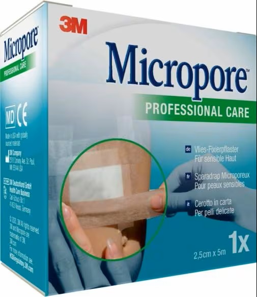 CEROTTO IN CARTA MICROPORE SURGICAL TAPE TAN M5X25MM - Farmacia De Pasquale