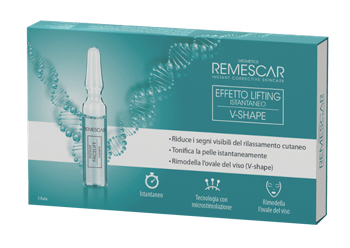 REMESCAR EFFETTO LIFTING ISTANTANEO V-SHAPE 5 FIALE X 2 ML - Farmacia De Pasquale