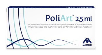 SIRINGA INTRA-ARTICOLARE PRERIEMPITA POLIART 2,5ML POLINUCLEOTIDI 10MG/ML E ACIDO IALURONICO 10MG/ML 2,5 ML - Farmacia De Pasquale