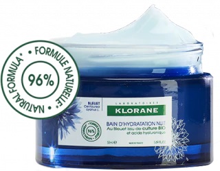 KLORANE CREMA IDRATANTE NOTTE FIORDALISO ACIDO IALURONICO 50 ML - Farmacia De Pasquale