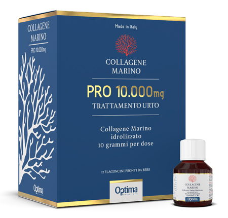 COLLAGENE MARINO PRO 10000MG TRATTAMENTO URTO 12 FLACONI - Farmacia De Pasquale
