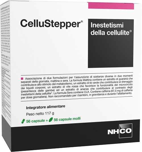 NHCO CELLUSTEPPER 56 CAPSULE GREENCAPS + 56 CAPSULE MOLLI - Farmacia De Pasquale