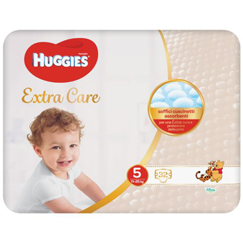 HUGGIES EXTRA CARE GRANDE 5 32 PEZZI - Farmacia De Pasquale