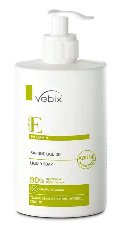 VEBIX PHYTAMIN SAPONE MANI AZIONE IGIENIZZANTE 500 ML - Farmacia De Pasquale