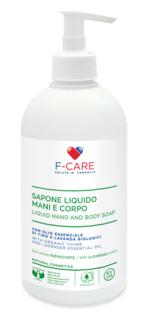 F CARE SAPONE LIQUIDO BIO IGIENIZZANTE 500 ML - Farmacia De Pasquale