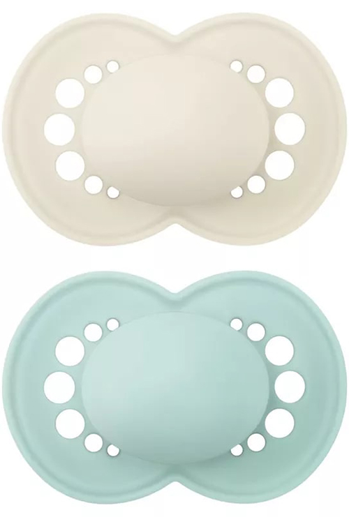 MAM SUCCHIETTO ORIGINAL NIGHT 16+ SILICONE NEUTRO 2 PEZZI - Farmacia De Pasquale