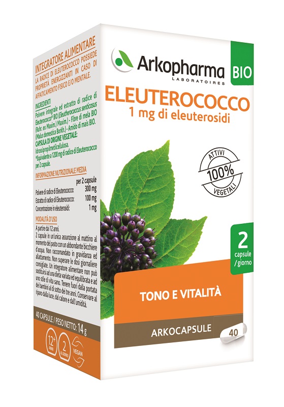ARKOCAPS ELEUTEROCOCCO BIO 40 CAPSULE - Farmacia De Pasquale