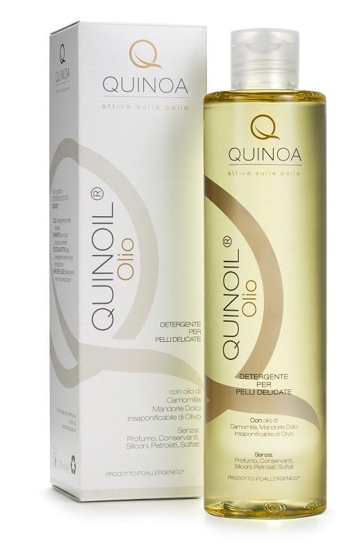 QUINOA QUINOIL OLIO DETERGENTE PER PELLI DELICATE 200 ML - Farmacia De Pasquale