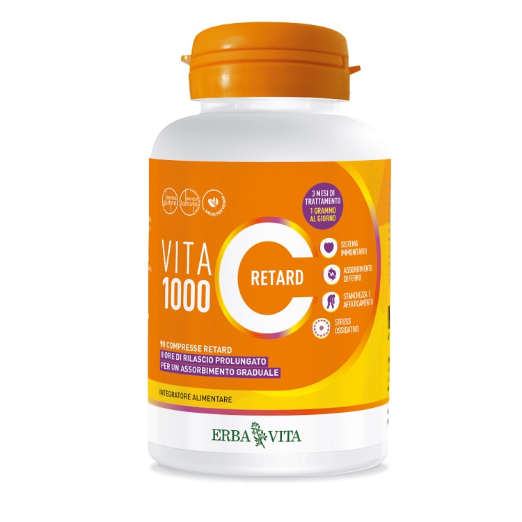 VITA C 1000 RETARD 90 COMPRESSE - Farmacia De Pasquale