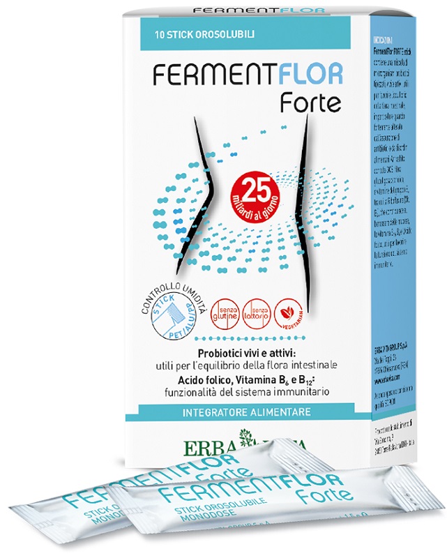 FERMENTFLOR FORTE 10 STICKPACK - Farmacia De Pasquale