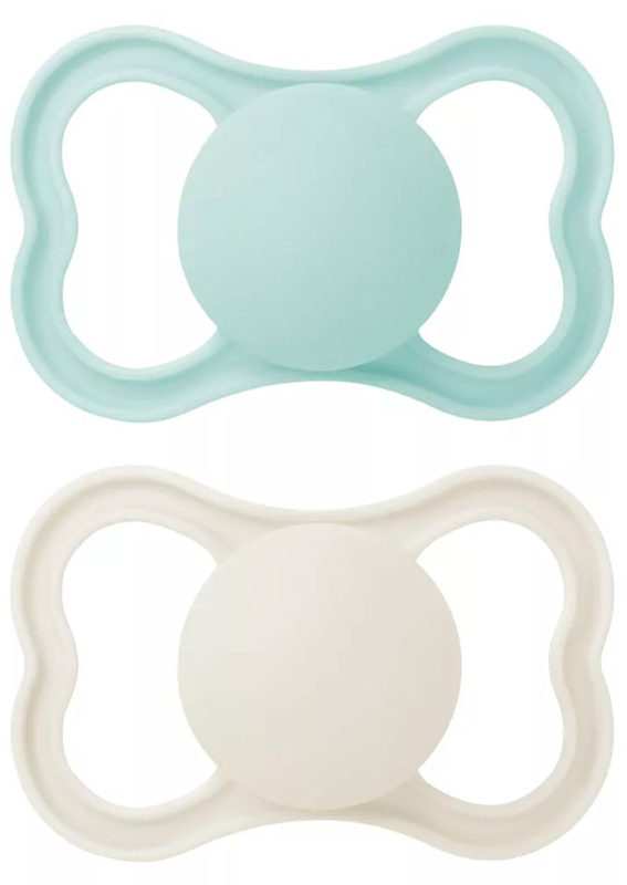 MAM AIR SUCCHIETTO 16+ MESI SILICONE NEUTRO 2 PEZZI - Farmacia De Pasquale