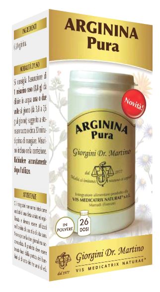 ARGININA PURA POLVERE SOLUBILE 100 G - Farmacia De Pasquale