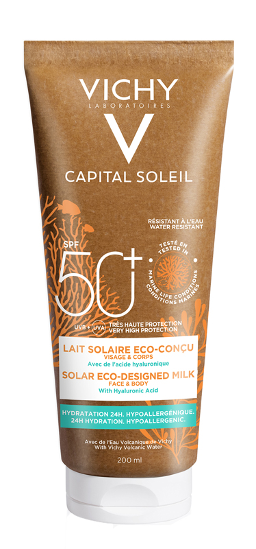 CAPITAL SOLEIL LATTE SOLARE ECO-SOSTENIBILE SPF50+ 200 ML - Farmacia De Pasquale
