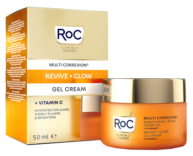 ROC MULTI CORREXION REVIVE + GLOW CREMA VISO GEL 50 ML - Farmacia De Pasquale