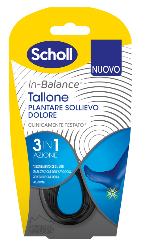 SCHOLL PLANTARE TALLONE S 2 PEZZI - Farmacia De Pasquale
