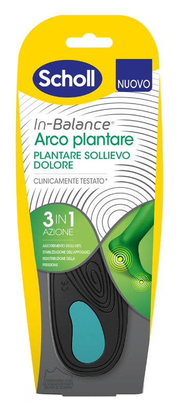 SCHOLL PLANTARE ARCO S 2 PEZZI - Farmacia De Pasquale