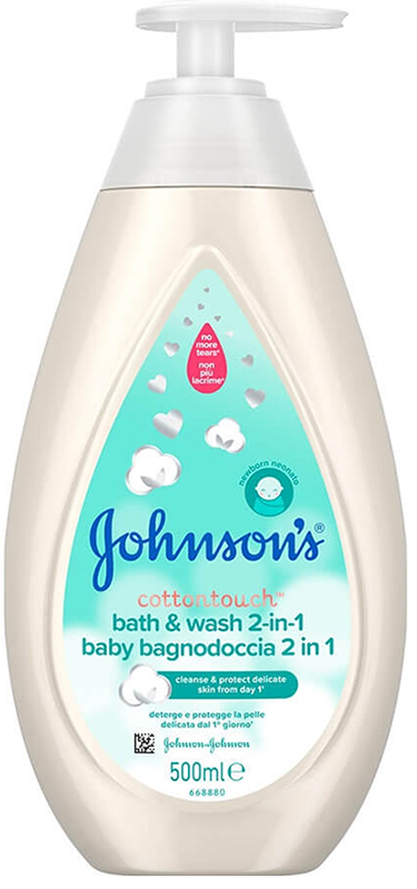 JOHNSONS BABY COTTONTOUCH BAGNETTO 300 ML - Farmacia De Pasquale
