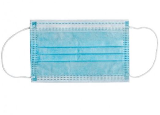 MASCHERINA CHIRURGICA FILTRANTE 98% 3 VELI TIPO IIR CON ELASTICI ADULTI AZZURRA 10 PEZZI - Farmacia De Pasquale