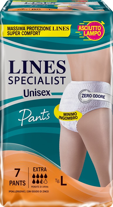 LINES SPECIALIST PANTS UNISEX EXTRA L 7 PEZZI - Farmacia De Pasquale