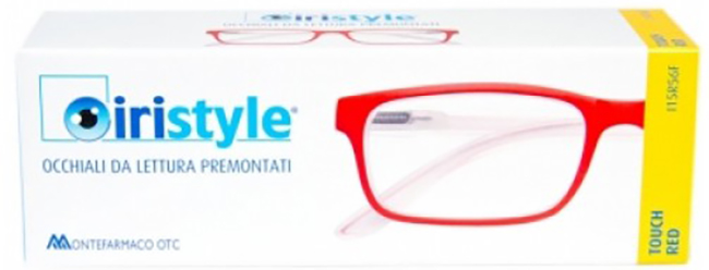 OCCHIALE DA LETTURA PREMONTATO IRISTYLE EVO TOUCH RED 3,0 - Farmacia De Pasquale