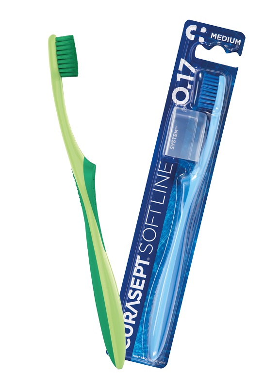 CURASEPT SPAZZOLINO MEDIUM 017 BIPACK - Farmacia De Pasquale