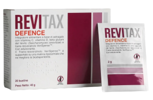 REVITAX DEFENCE 20 BUSTINE SENZA GLUTINE NATURALMENTE PRIVO DI LATTOSIO CON EDULCORANTE - Farmacia De Pasquale