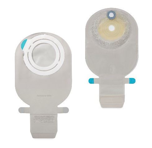 SENSURA MIO FLEX SISTEMA 2 PEZZI CON AGGANCIO ADESIVO SACCA ILEOSTOMIA TRASPARENTE 50MM DA 550 ML 30 PEZZI - Farmacia De Pasquale