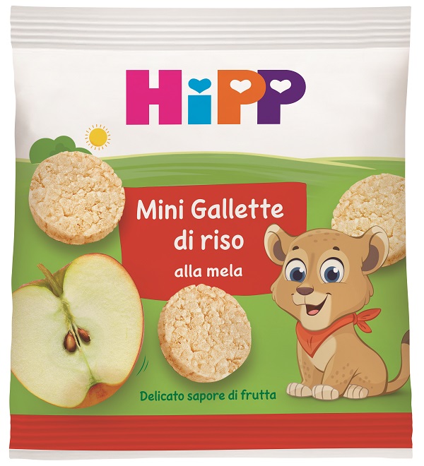 HIPP MINI GALLETTE DI RISO ALLA MELA 30 G - Farmacia De Pasquale