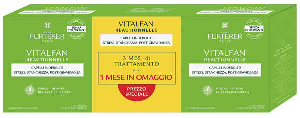 RENE FURTERER VITALFAN REACTIONNELLE TRIO 22 3 PEZZI DA 30 CAPSULE - Farmacia De Pasquale
