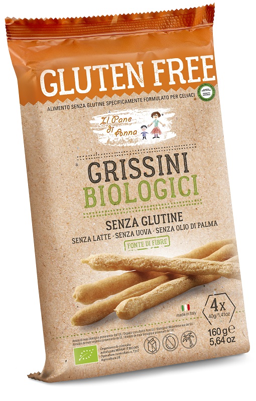 IL PANE DI ANNA GRISSINI BIOLOGICI 160 G - Farmacia De Pasquale
