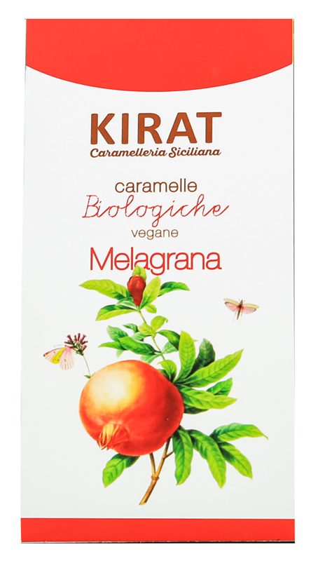 BIO VEGAN CARAMELLE MELAGRANA BIOLOGICHE 40 G - Farmacia De Pasquale